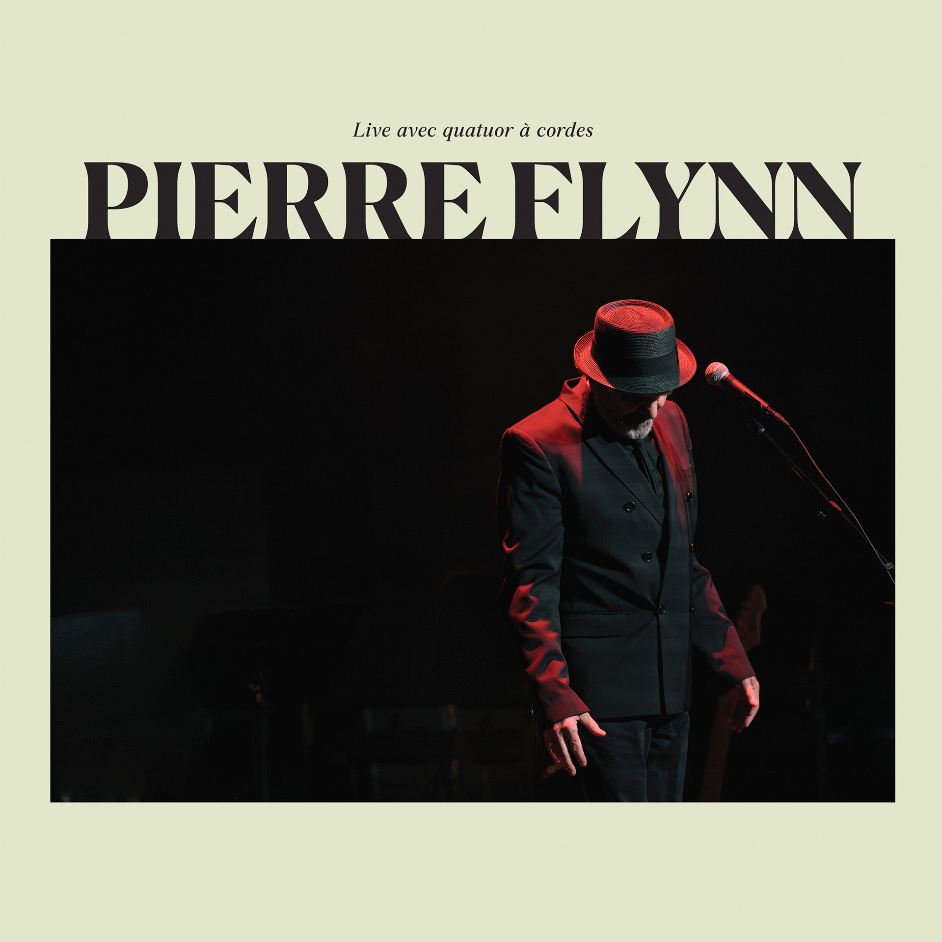 Pierre Flynn présente son album Live avec quatuor à cordes